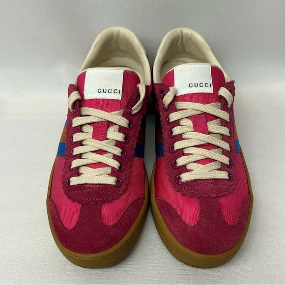 Gucci G74 Pink Low Top Women’s Sneakers Trainers 6 / 36 - Picture 3 of 13